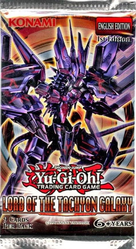 Lord of the Tachyon Galaxy Booster Pack - Lord of the Tachyon Galaxy YuGiOh trading card