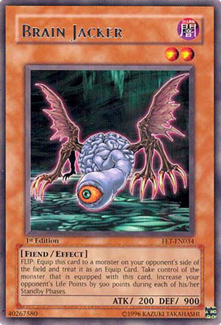 Brain Jacker - Flaming Eternity YuGiOh trading card