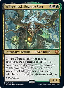 Willowdusk, Essence Seer - Commander 2021 (C21) #6 - Mythic Rare Magic: The Gathering Trading Card
