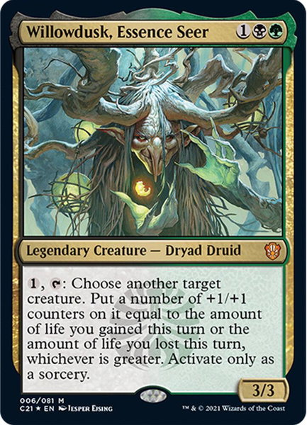Willowdusk, Essence Seer - Commander 2021 Magic: The Gathering trading card