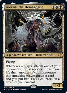 Breena, the Demagogue - Commander 2021 (C21) #1 - Mythic Rare Magic: The Gathering Trading Card