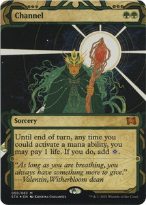 Channel (Foil Etched) - Strixhaven: Mystical Archives (STA) #50 - Mythic Rare Magic: The Gathering Trading Card