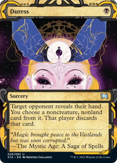 Duress - Strixhaven: Mystical Archives Magic: The Gathering trading card