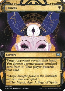 Duress (Foil Etched) - Strixhaven: Mystical Archives (STA) #29 - Uncommon Magic: The Gathering Trading Card
