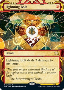 Lightning Bolt - Strixhaven: Mystical Archives (STA) #42 - Rare Magic: The Gathering Trading Card