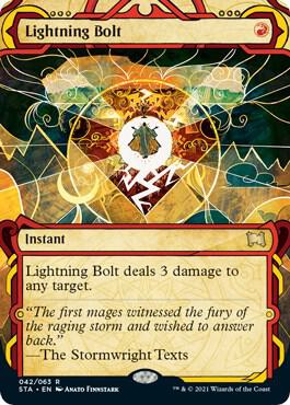 Lightning Bolt - Strixhaven: Mystical Archives Magic: The Gathering trading card