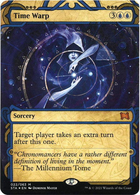 Time Warp (Foil Etched) - Strixhaven: Mystical Archives Magic: The Gathering trading card