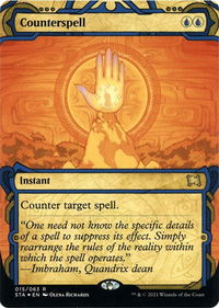 Counterspell (Foil Etched) - Strixhaven: Mystical Archives (STA) #15 - Rare Magic: The Gathering Trading Card
