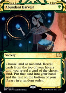 Abundant Harvest - Strixhaven: Mystical Archives (STA) #48 - Rare Magic: The Gathering Trading Card