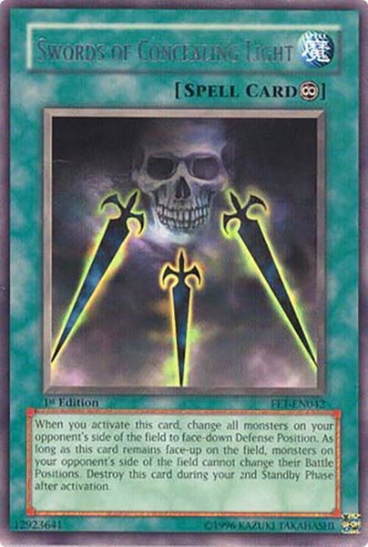 Swords of Concealing Light - Flaming Eternity YuGiOh trading card