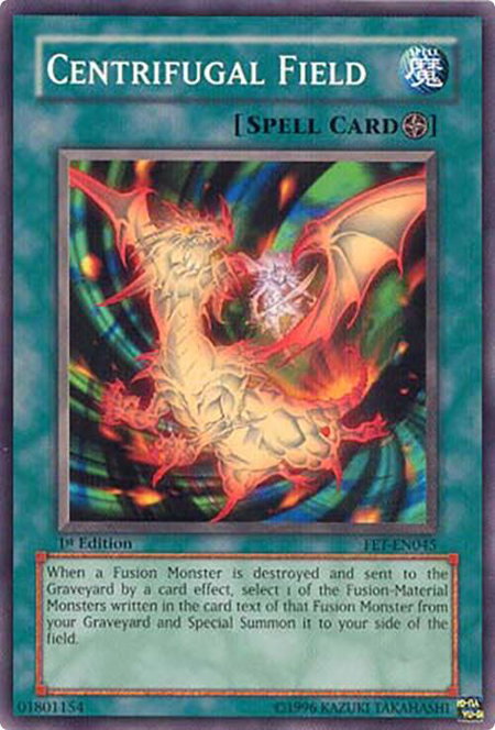 Centrifugal Field trading card from Flaming Eternity Centrifugal Field - Flaming Eternity YuGiOh trading card