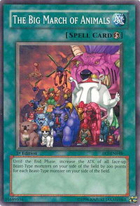 The Big March of Animals - Flaming Eternity (FET) #FET-EN048 - Common / Short Print YuGiOh Trading Card