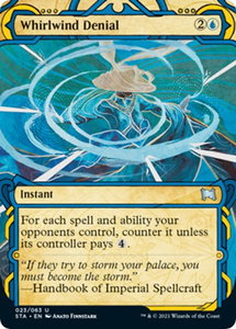 Whirlwind Denial - Strixhaven: Mystical Archives (STA) #23 - Uncommon Magic: The Gathering Trading Card