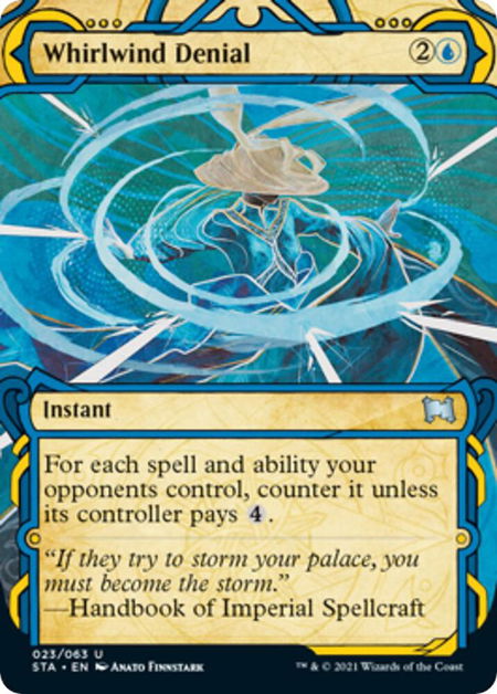 Whirlwind Denial - Strixhaven: Mystical Archives Magic: The Gathering trading card