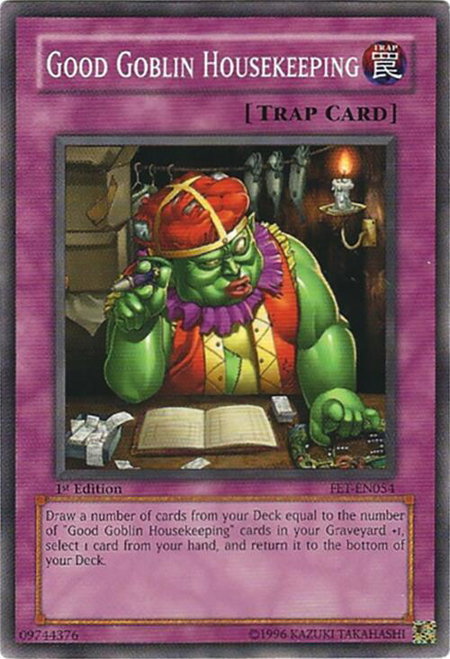 Good Goblin Housekeeping - Flaming Eternity YuGiOh trading card