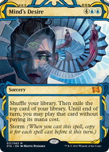 Mind's Desire - Strixhaven: Mystical Archives (STA) #17 - Mythic Rare Magic: The Gathering Trading Card