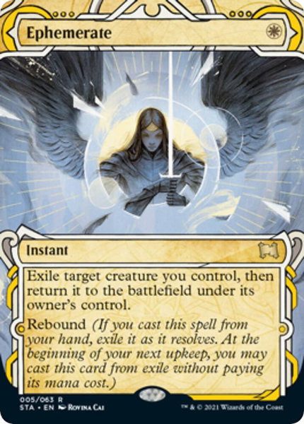 Ephemerate trading card from Strixhaven: Mystical Archives Ephemerate - Strixhaven: Mystical Archives Magic: The Gathering trading card
