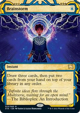 Brainstorm - Strixhaven: Mystical Archives Magic: The Gathering trading card