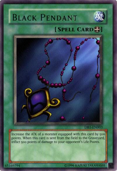 Black Pendant - Dark Beginning 1 YuGiOh trading card