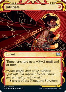 Infuriate - Strixhaven: Mystical Archives (STA) #41 - Uncommon Magic: The Gathering Trading Card