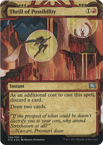 Thrill of Possibility (Foil Etched) - Strixhaven: Mystical Archives (STA) #46 - Uncommon Magic: The Gathering Trading Card