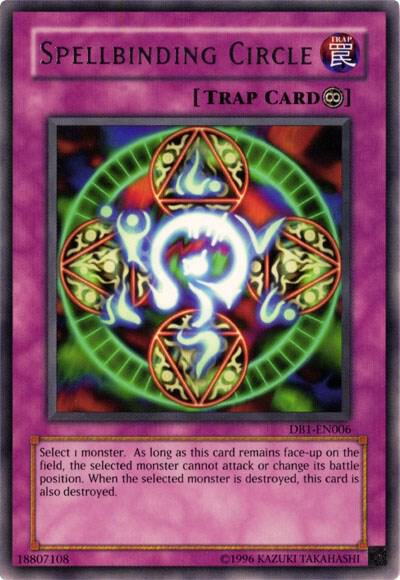 Spellbinding Circle - Dark Beginning 1 YuGiOh trading card