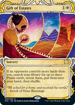 Gift of Estates trading card from Strixhaven: Mystical Archives Gift of Estates - Strixhaven: Mystical Archives Magic: The Gathering trading card