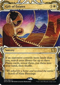Gift of Estates (Foil Etched) - Strixhaven: Mystical Archives (STA) #6 - Rare Magic: The Gathering Trading Card