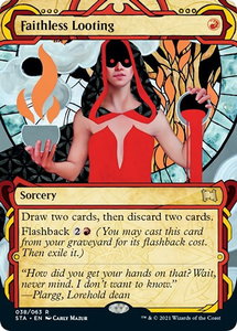 Faithless Looting - Strixhaven: Mystical Archives (STA) #38 - Rare Magic: The Gathering Trading Card