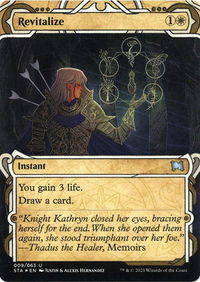 Revitalize (Foil Etched) - Strixhaven: Mystical Archives (STA) #9 - Uncommon Magic: The Gathering Trading Card