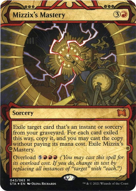 Mizzix's Mastery (Foil Etched) - Strixhaven: Mystical Archives Magic: The Gathering trading card