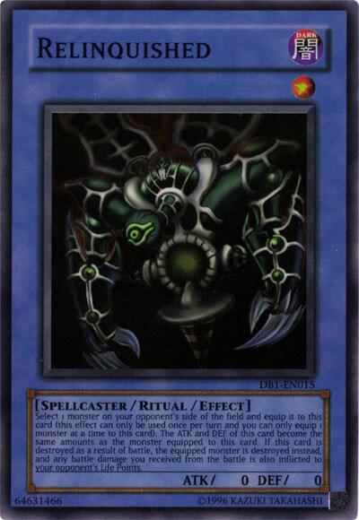 Relinquished - Dark Beginning 1 YuGiOh trading card