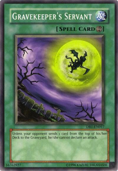 Gravekeeper's Servant - Dark Beginning 1 YuGiOh trading card