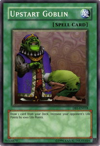 Upstart Goblin - Dark Beginning 1 (DB1) #DB1-EN018 - Common / Short Print YuGiOh Trading Card