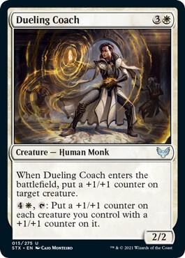 Dueling Coach - Strixhaven: School of Mages Magic: The Gathering trading card