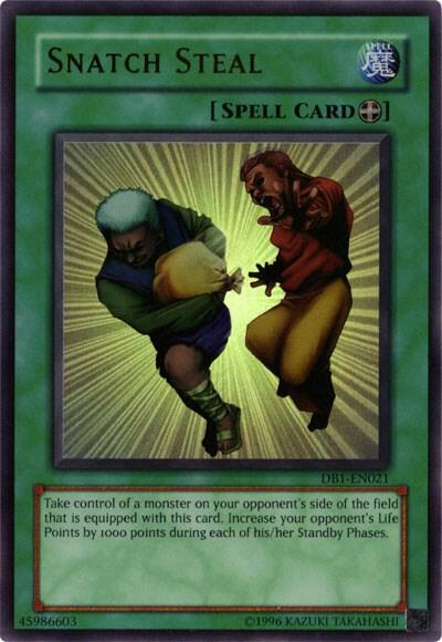 Snatch Steal - Dark Beginning 1 YuGiOh trading card