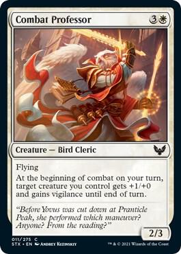 Combat Professor - Strixhaven: School of Mages Magic: The Gathering trading card