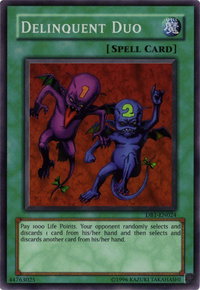 Delinquent Duo - Dark Beginning 1 (DB1) #DB1-EN024 - Super Rare YuGiOh Trading Card