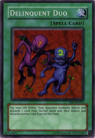 Delinquent Duo - Dark Beginning 1 YuGiOh trading card