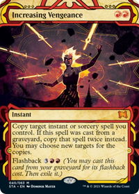 Increasing Vengeance - Strixhaven: Mystical Archives (STA) #40 - Mythic Magic: The Gathering Trading Card