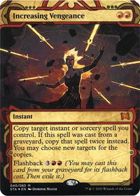 Increasing Vengeance (Foil Etched) - Strixhaven: Mystical Archives (STA) #40 - Mythic Magic: The Gathering Trading Card