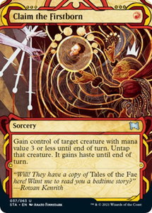 Claim the Firstborn - Strixhaven: Mystical Archives (STA) #37 - Uncommon Magic: The Gathering Trading Card