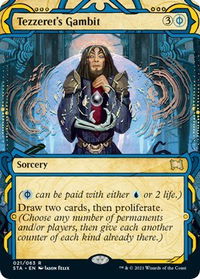 Tezzeret's Gambit - Strixhaven: Mystical Archives (STA) #21 - Rare Magic: The Gathering Trading Card