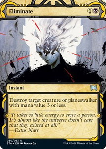 Eliminate - Strixhaven: Mystical Archives (STA) #30 - Uncommon Magic: The Gathering Trading Card