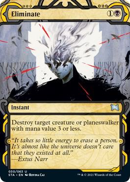 Eliminate trading card from Strixhaven: Mystical Archives Eliminate - Strixhaven: Mystical Archives Magic: The Gathering trading card