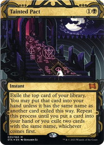 Tainted Pact (Foil Etched) - Strixhaven: Mystical Archives (STA) #33 - Mythic Rare Magic: The Gathering Trading Card