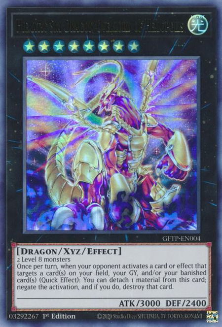 Hieratic Sky Dragon Overlord of Heliopolis - Ghosts From the Past YuGiOh trading card