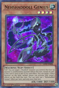 Nehshaddoll Genius - Ghosts From the Past (GFTP) #GFTP-EN006 - Ultra Rare YuGiOh Trading Card