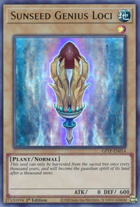 Sunseed Genius Loci - Ghosts From the Past (GFTP) #GFTP-EN014 - Ultra Rare YuGiOh Trading Card