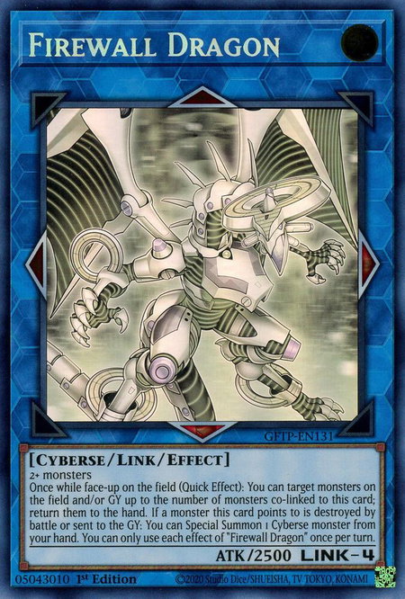 Firewall Dragon (Ghost Rare) - Ghosts From the Past YuGiOh trading card